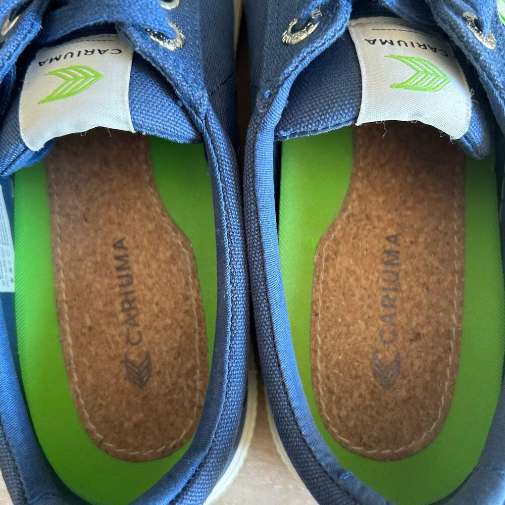Cariuma Oca Low Sneakers - Navy Canvas, Women’s Size 8.5 Boho Casual.” - Picture 5 of 7